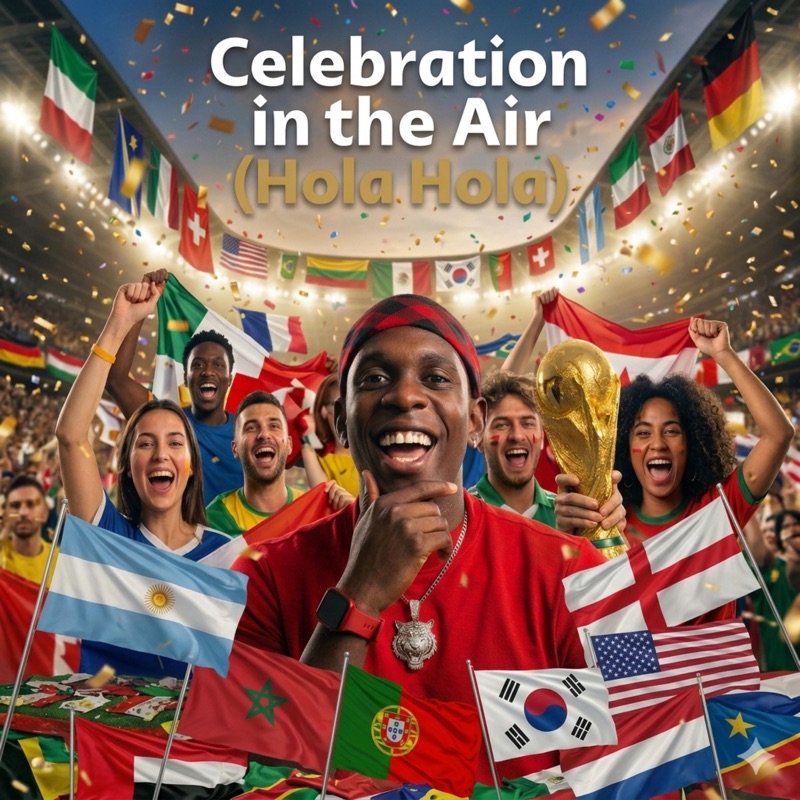 Cover artwork for Celebration in the air by SECKY featuring FIFA SOUND