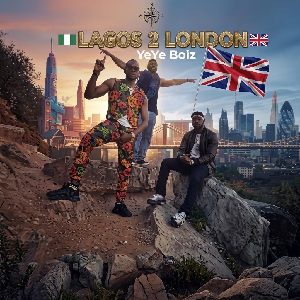 Cover artwork for Lagos 2 London EP by Yeye Boiz, featuring Secky